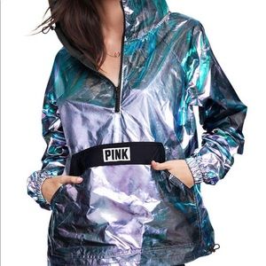 Metallic PINK Half Zip